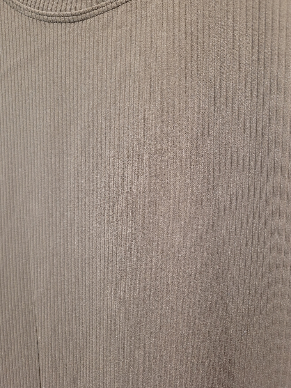 Lululemon All Aligned Ribbed Midi Dress Java Size 8 - Picture 7 of 11